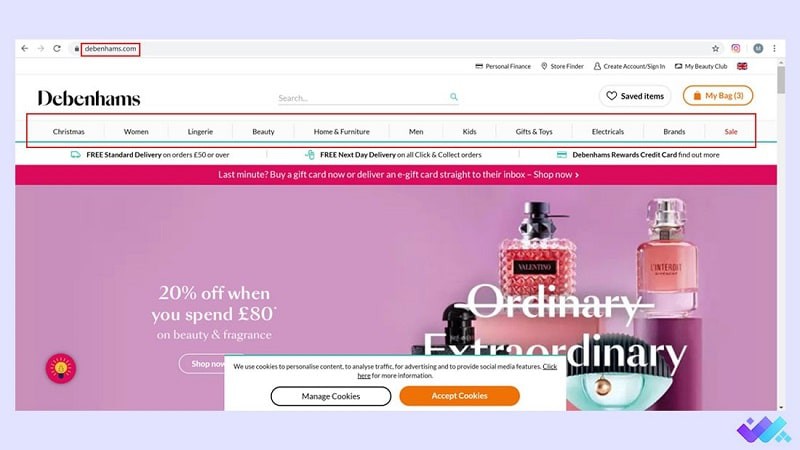 مراحل خرید از دبنهامز