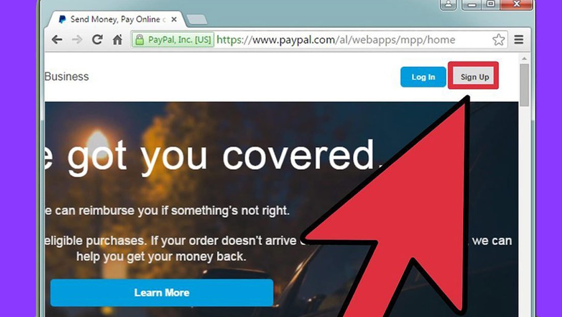 افتتاح حساب پی پال