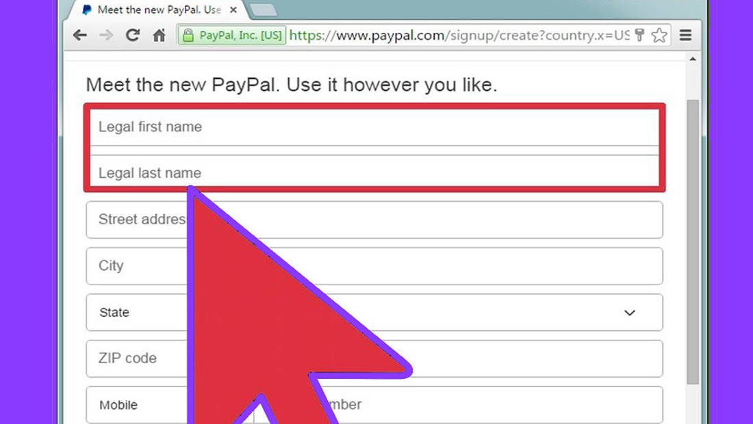 افتتاح حساب پی پال