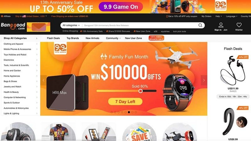 خرید از سایت بنگ گود (Banggood)