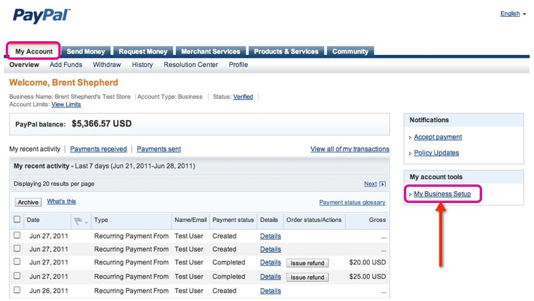 کیف پول پی پال