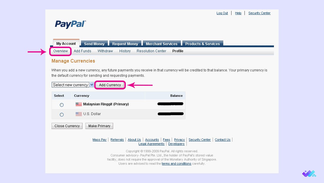 کیف پول پی پال