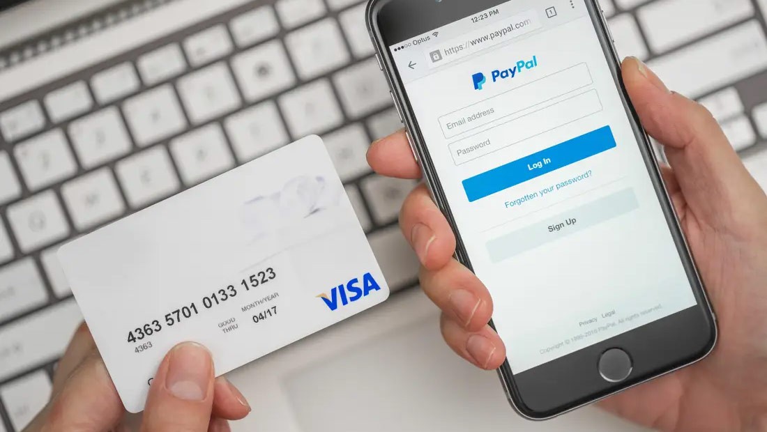 کارت های اعتباری پی پال