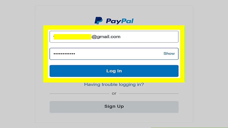 انتقال پول پی پال با کامپیوتر