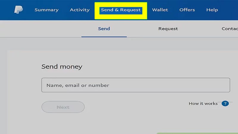 انتقال پول پی پال با کامپیوتر