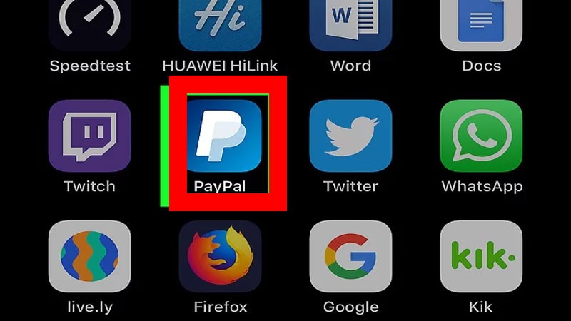 انتقال پول پی پال با موبایل