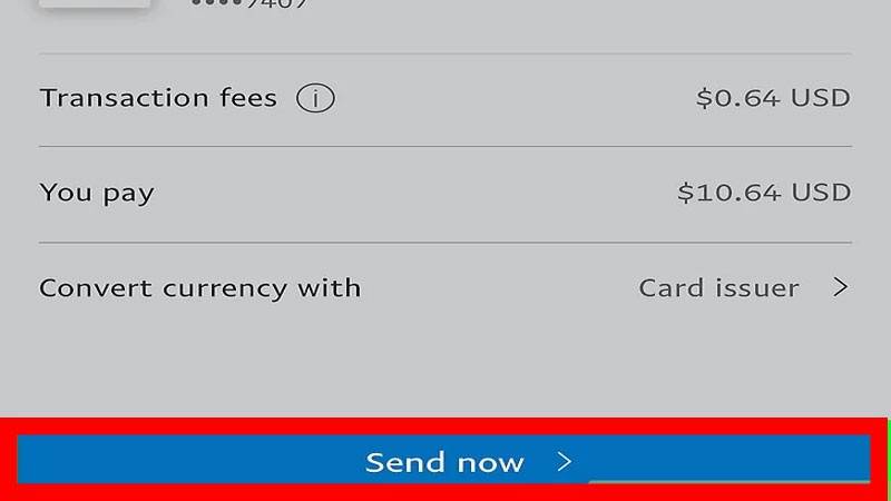 انتقال پول پی پال با موبایل