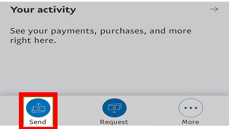انتقال پول پی پال با موبایل